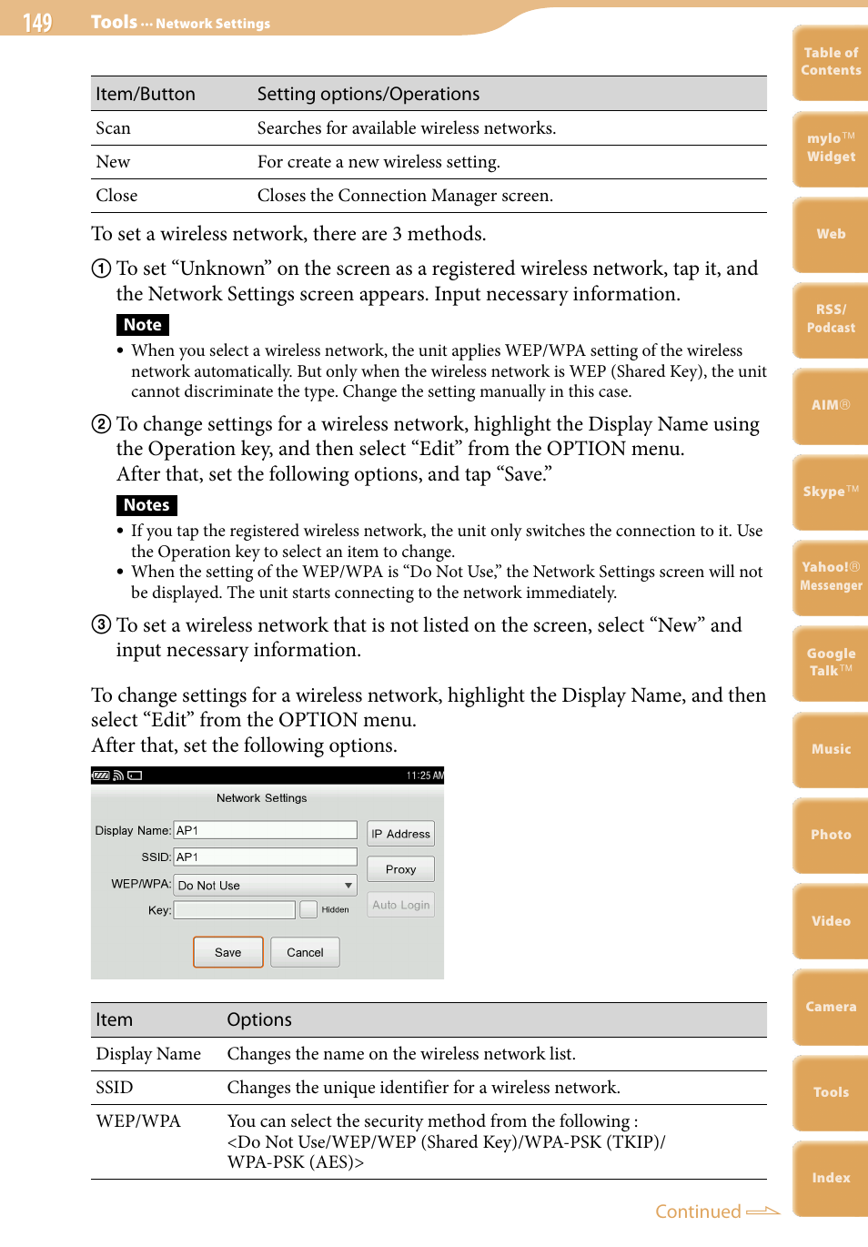 Sony COM-2 User Manual | Page 149 / 270