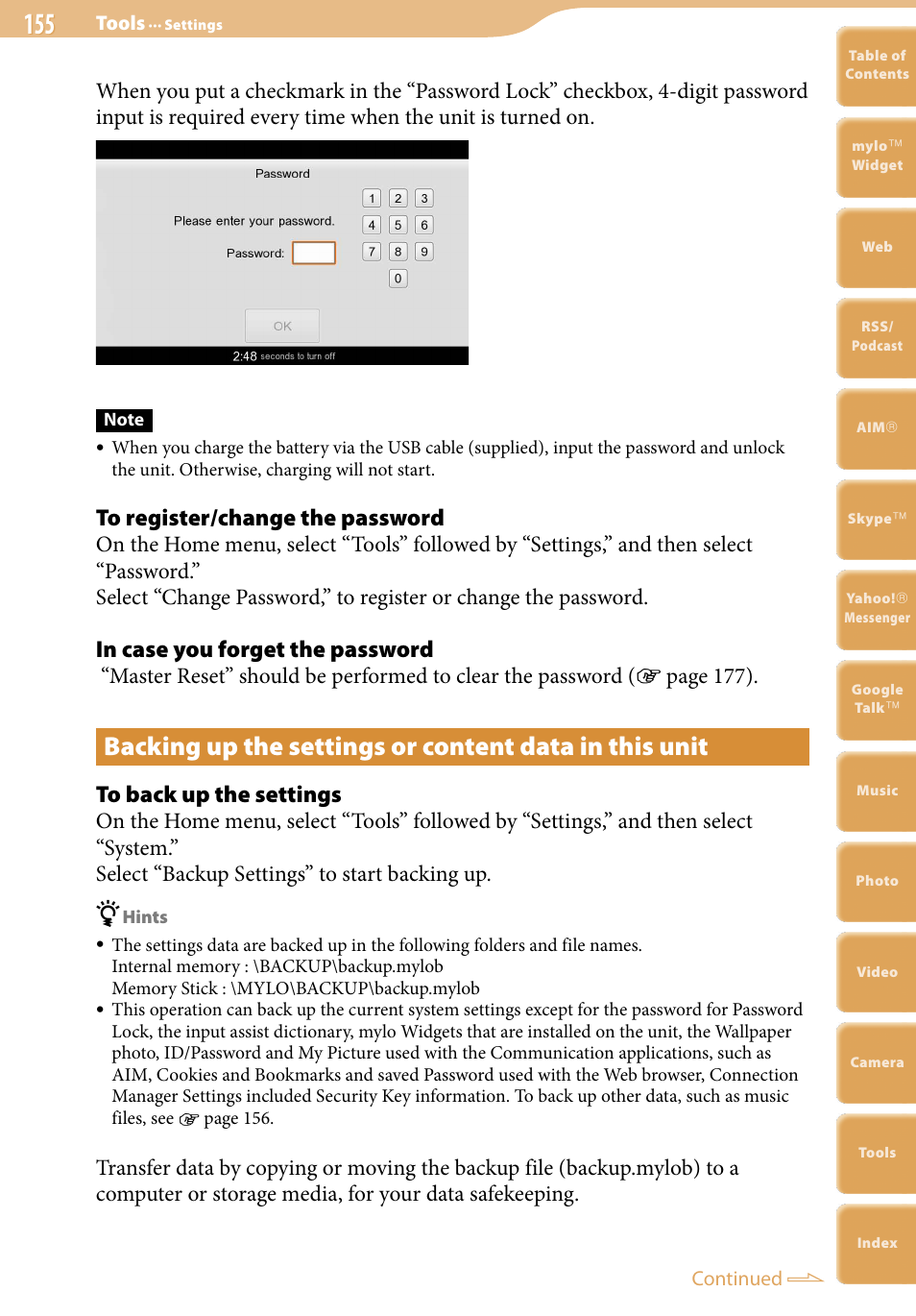 Sony COM-2 User Manual | Page 155 / 270