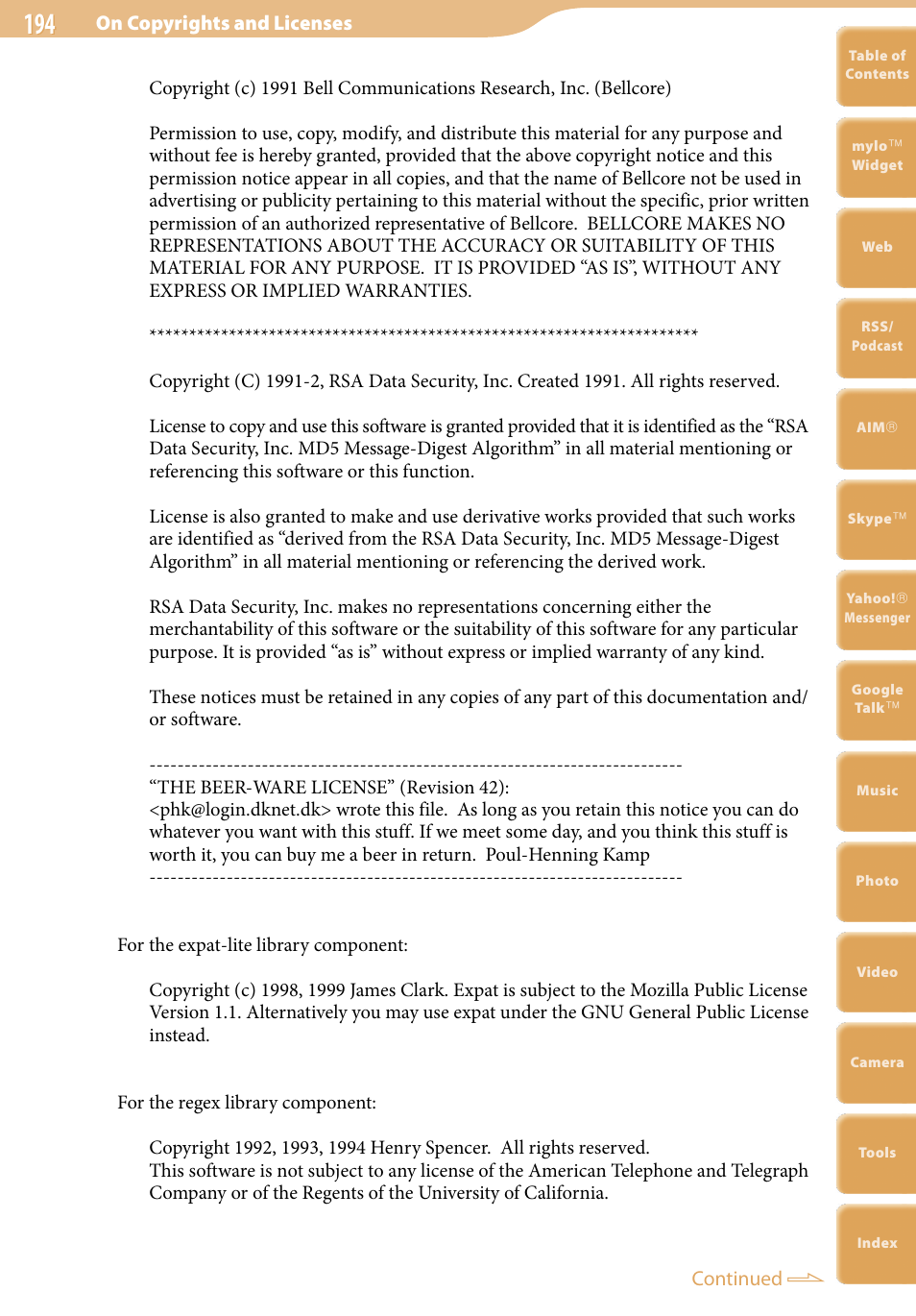 Sony COM-2 User Manual | Page 194 / 270