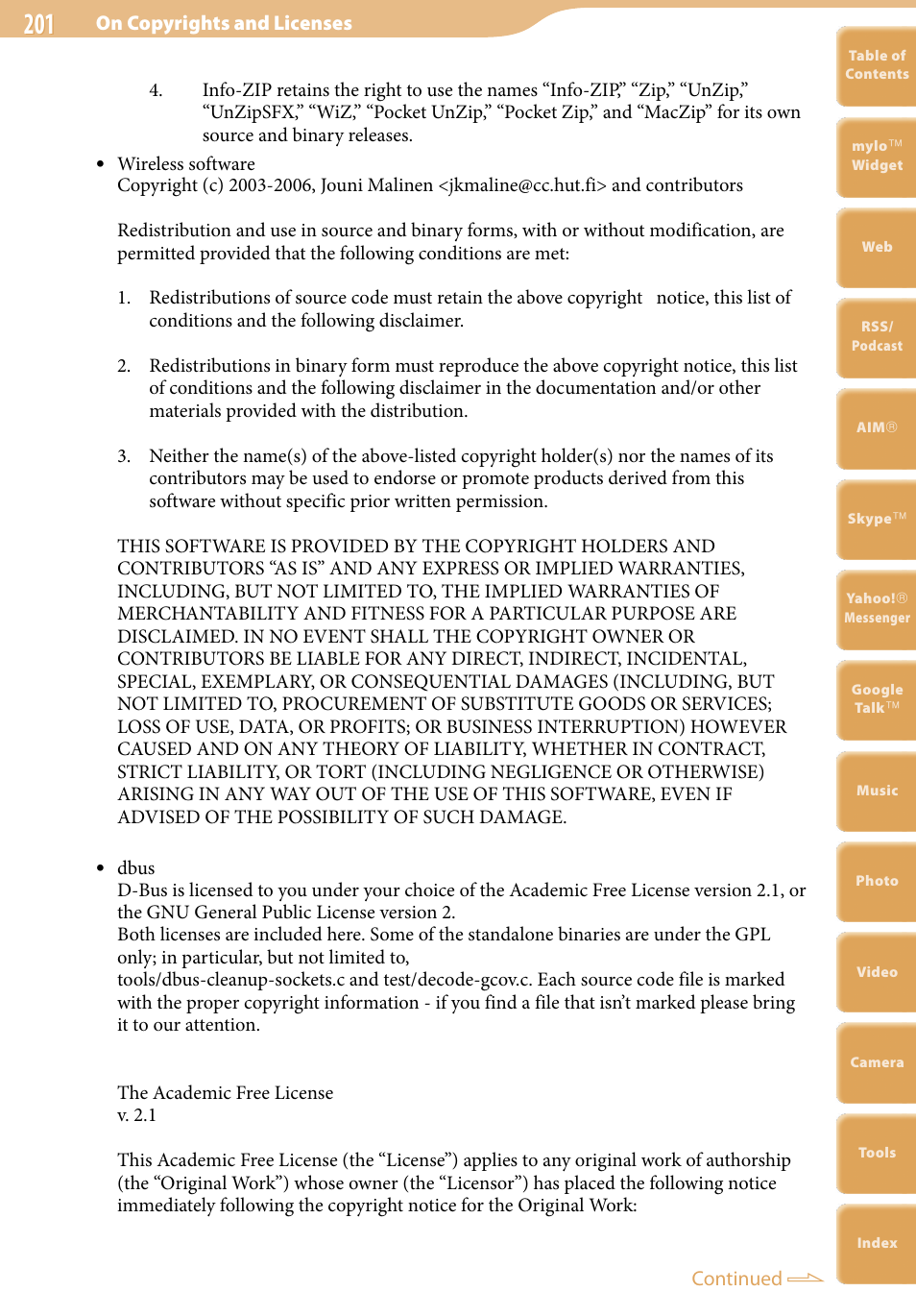 Sony COM-2 User Manual | Page 201 / 270