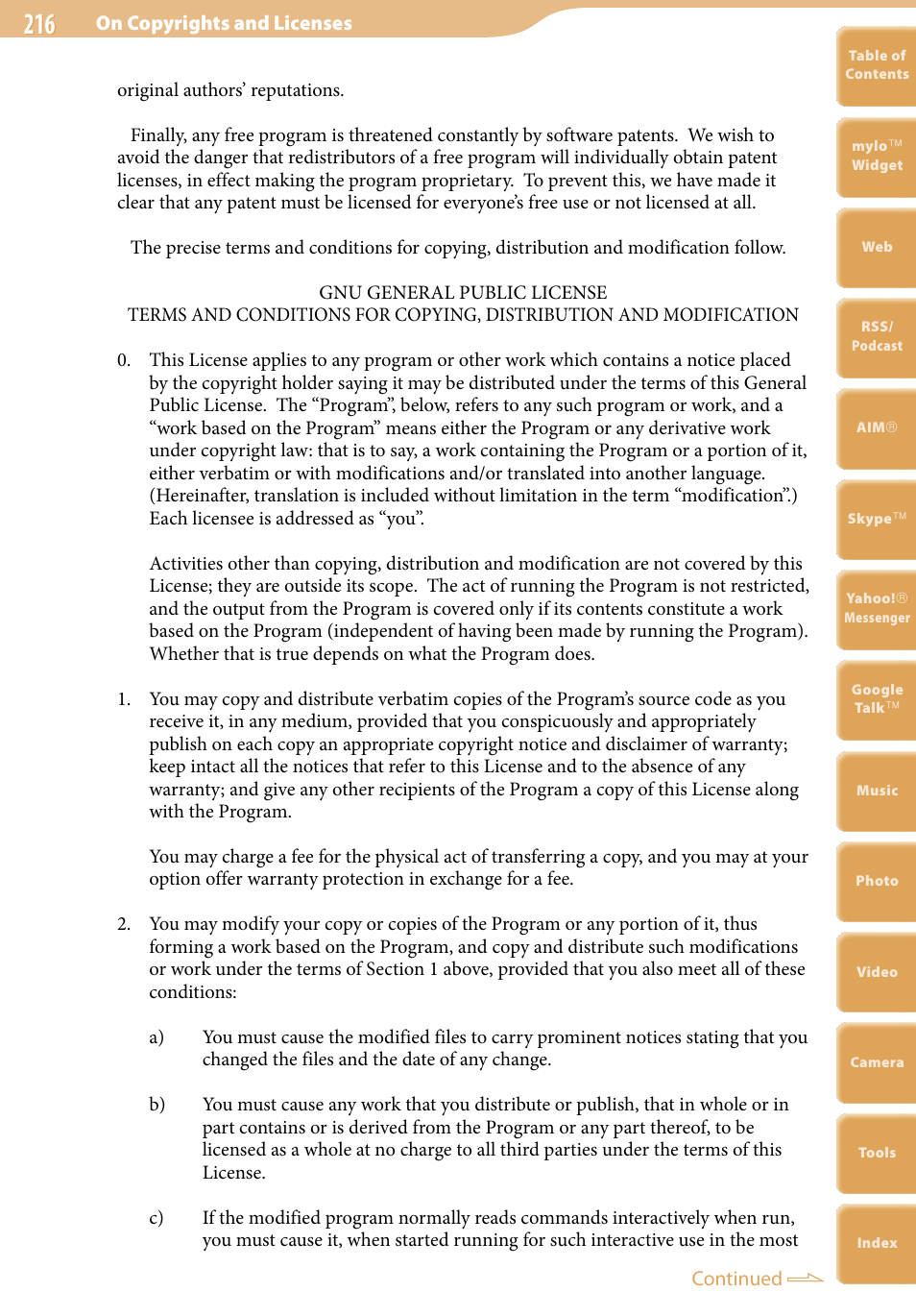 Sony COM-2 User Manual | Page 216 / 270