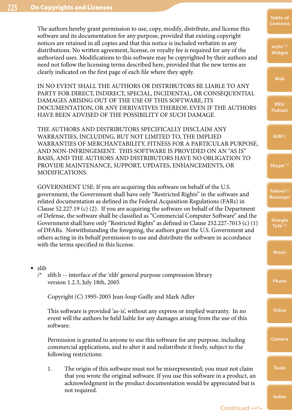 Sony COM-2 User Manual | Page 225 / 270
