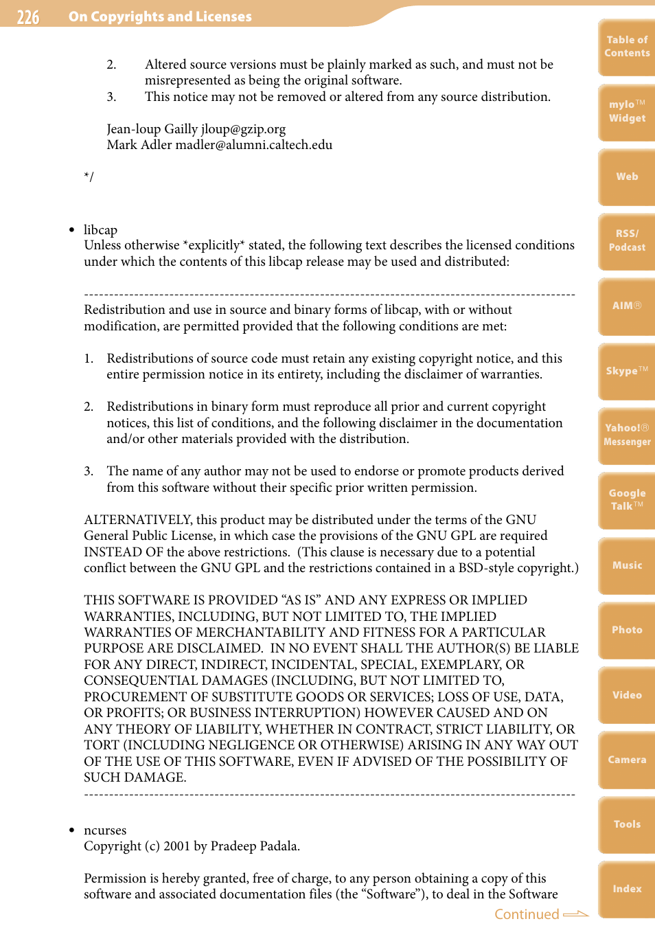 Sony COM-2 User Manual | Page 226 / 270