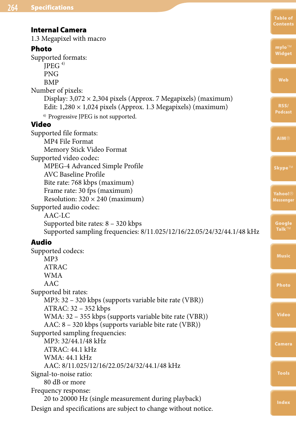 Sony COM-2 User Manual | Page 264 / 270