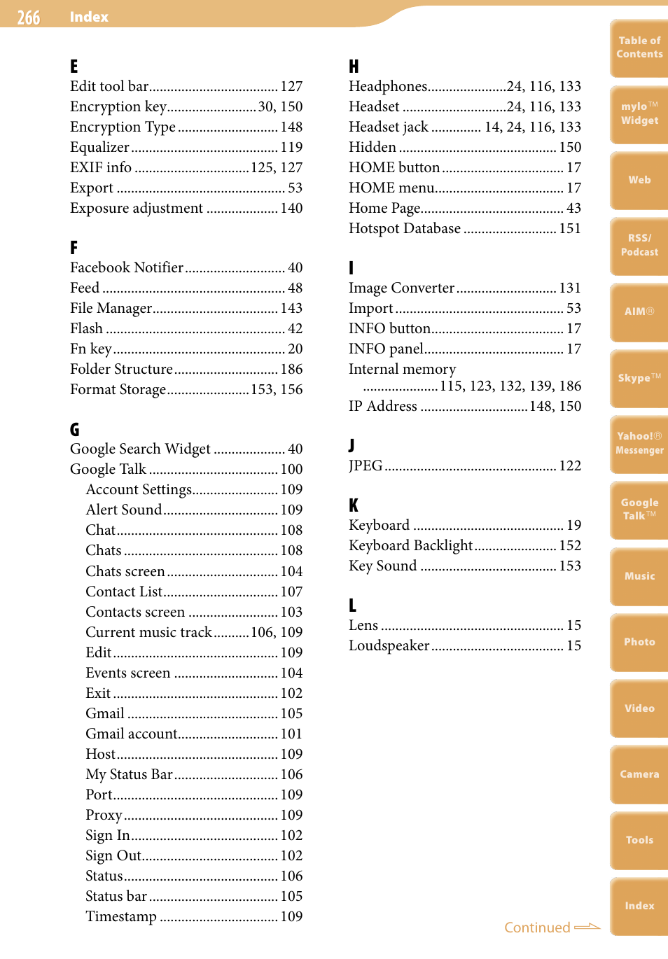 Sony COM-2 User Manual | Page 266 / 270