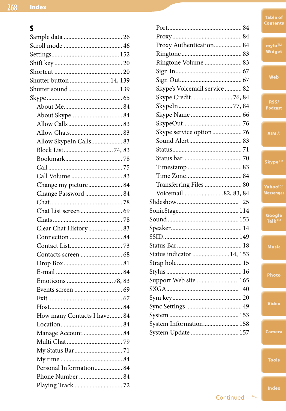 Sony COM-2 User Manual | Page 268 / 270