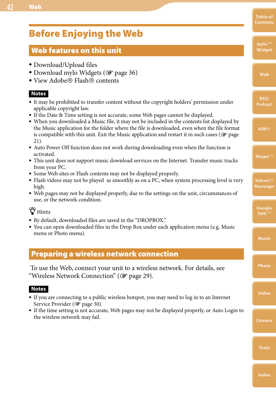 Sony COM-2 User Manual | Page 42 / 270