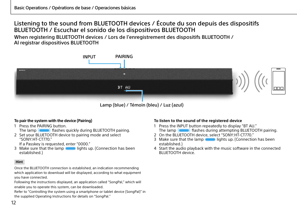 Sony HT-CT770 User Manual | Page 12 / 16