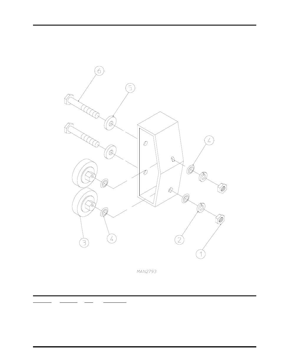 Basket (tumbler) retaining wheel mount assembly | American Dryer Corp. AD-410 User Manual | Page 31 / 72