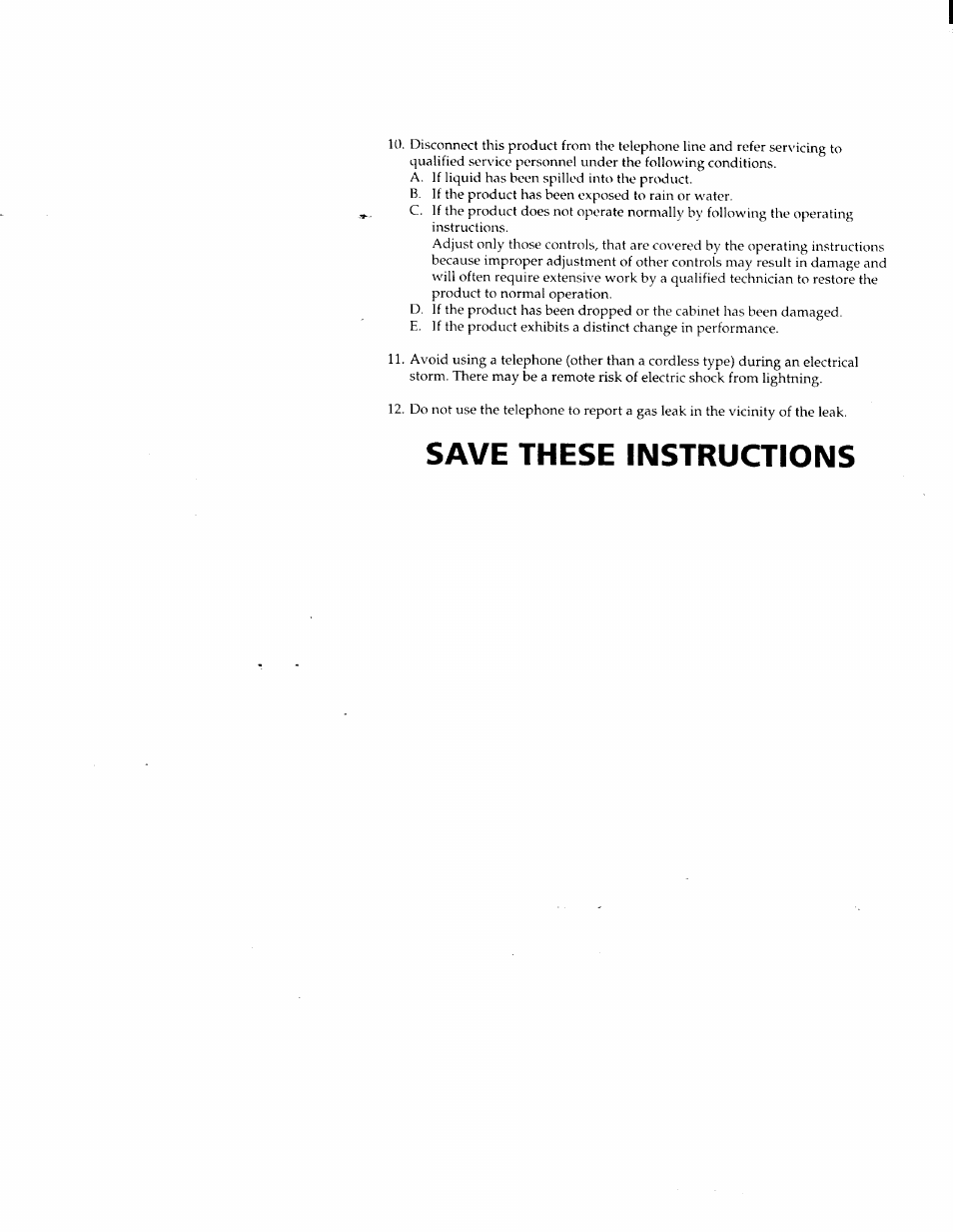 Save these instructions | Sony IT-B9 User Manual | Page 4 / 28