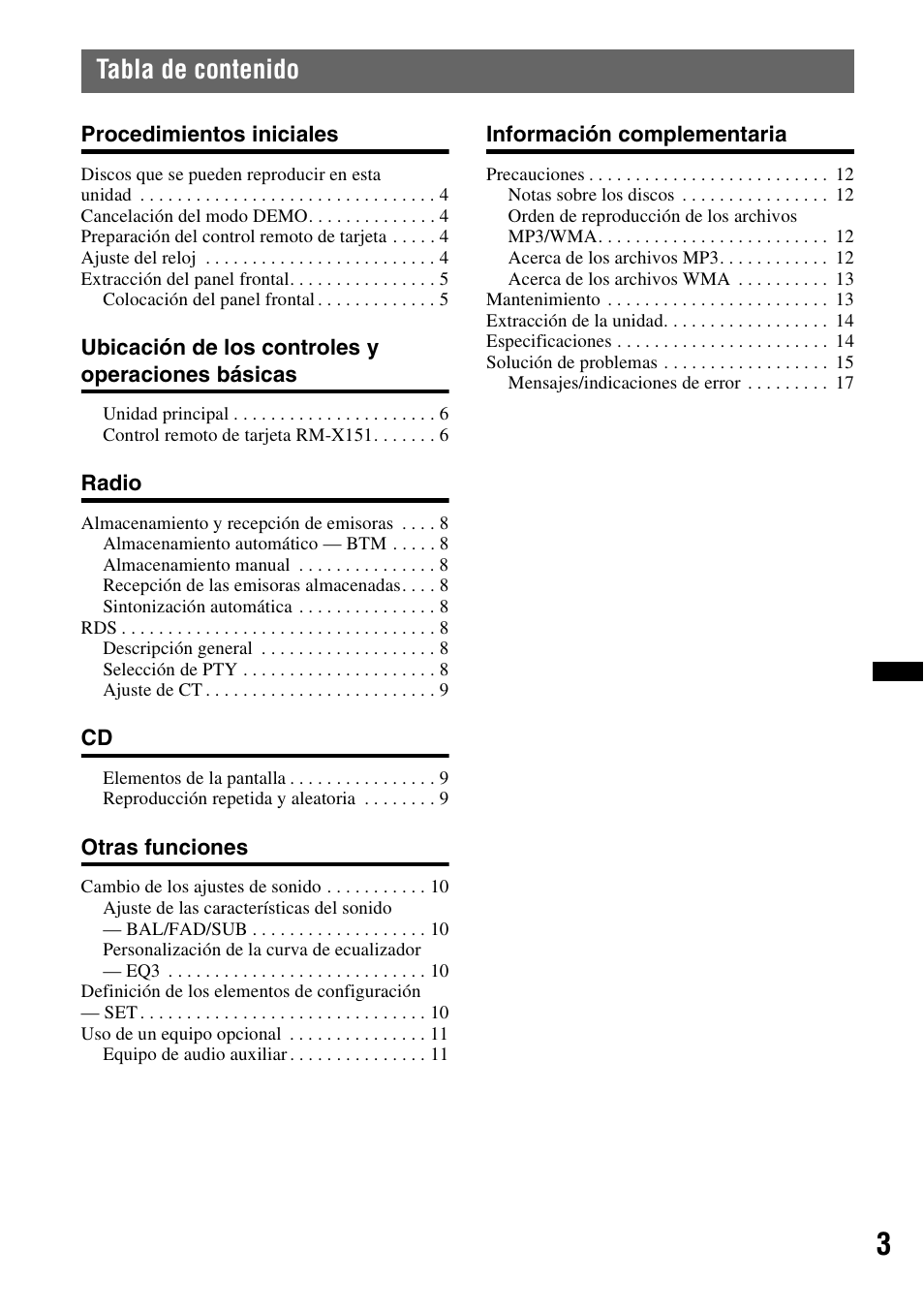 Sony CDX-GT25MPW User Manual | Page 19 / 36