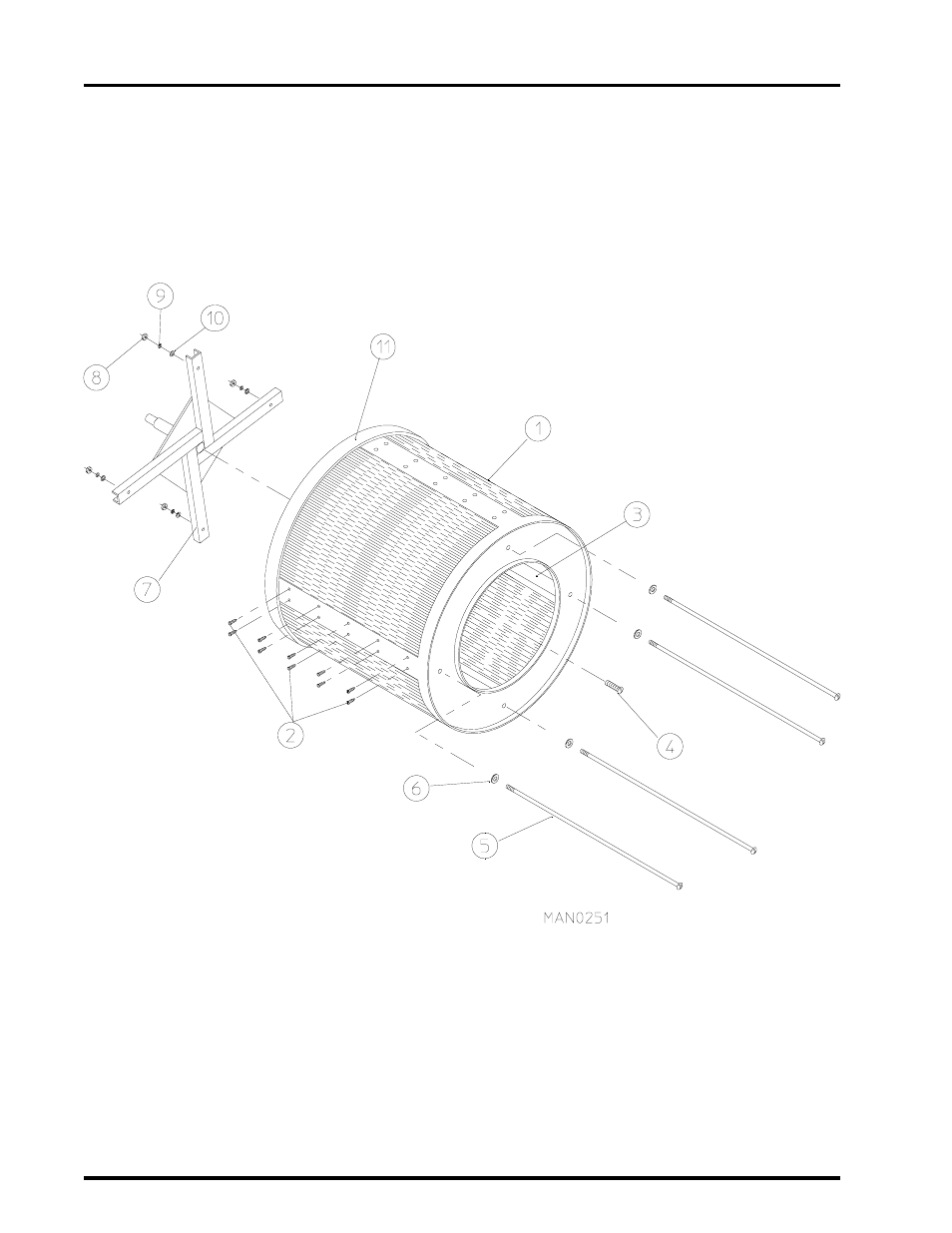Basket (tumbler)/support assemblies , 15 | American Dryer Corp. AD-75THS User Manual | Page 16 / 49