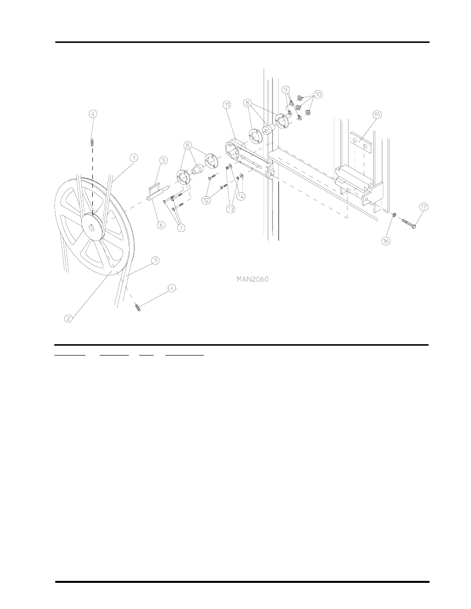 Idler bearing assembly | American Dryer Corp. AD-75THS User Manual | Page 21 / 49