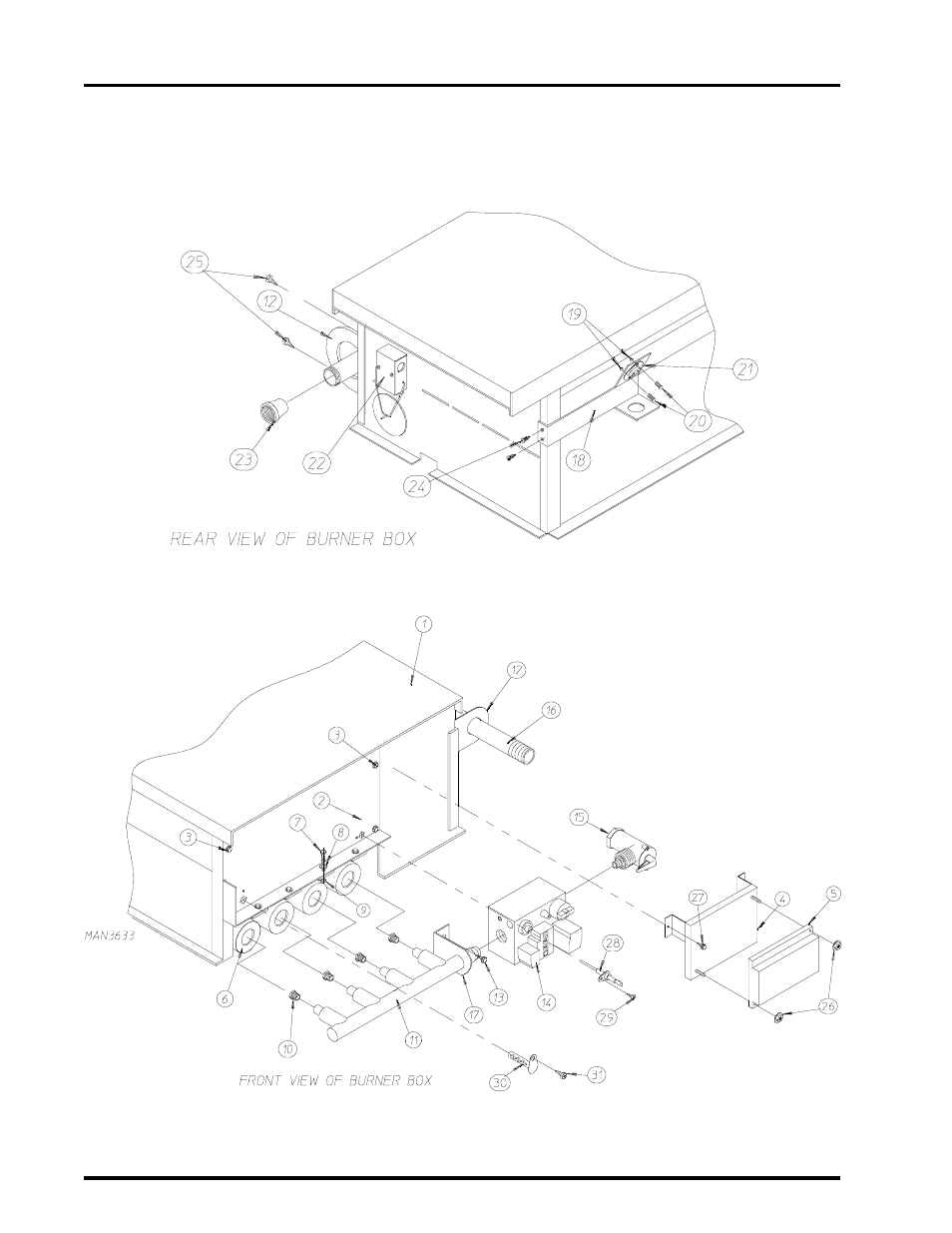 Hot surface ignition (hsi) burner assembly , 31 | American Dryer Corp. AD-75THS User Manual | Page 32 / 49
