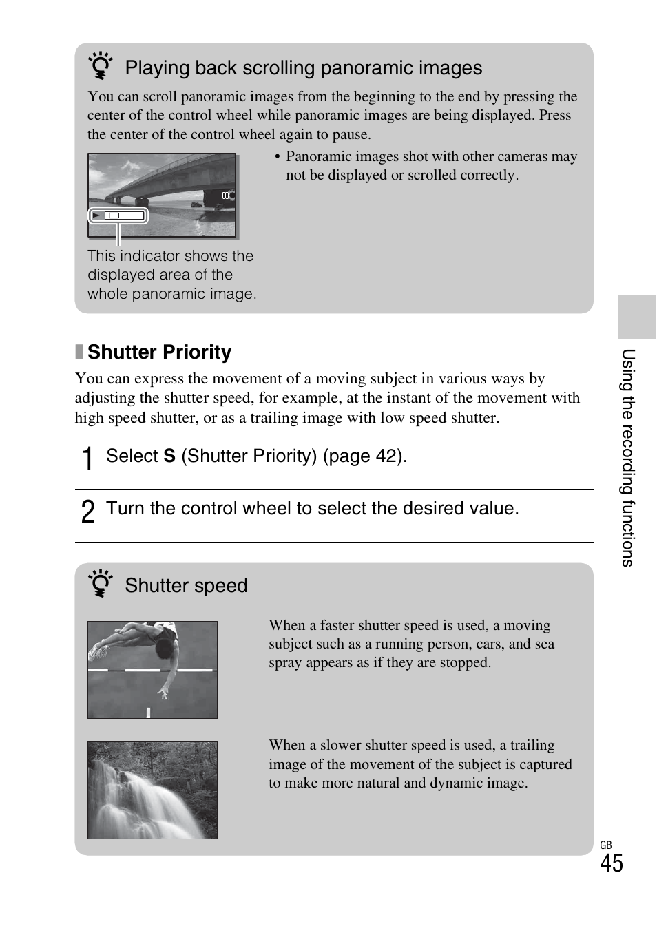 Sony ILCE-3000 User Manual | Page 45 / 92