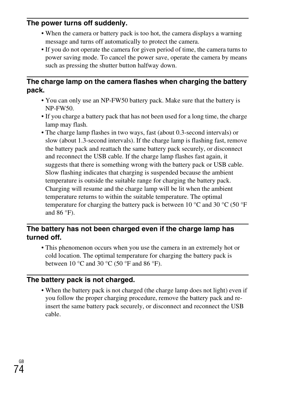 Sony ILCE-3000 User Manual | Page 74 / 92