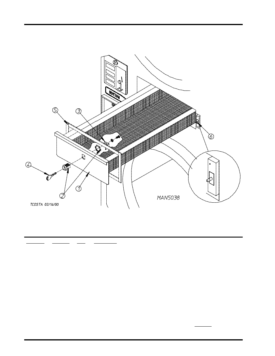 Lint drawer/basket assembly | American Dryer Corp. Direct Spark Ignition WDA-530DSi II User Manual | Page 14 / 33