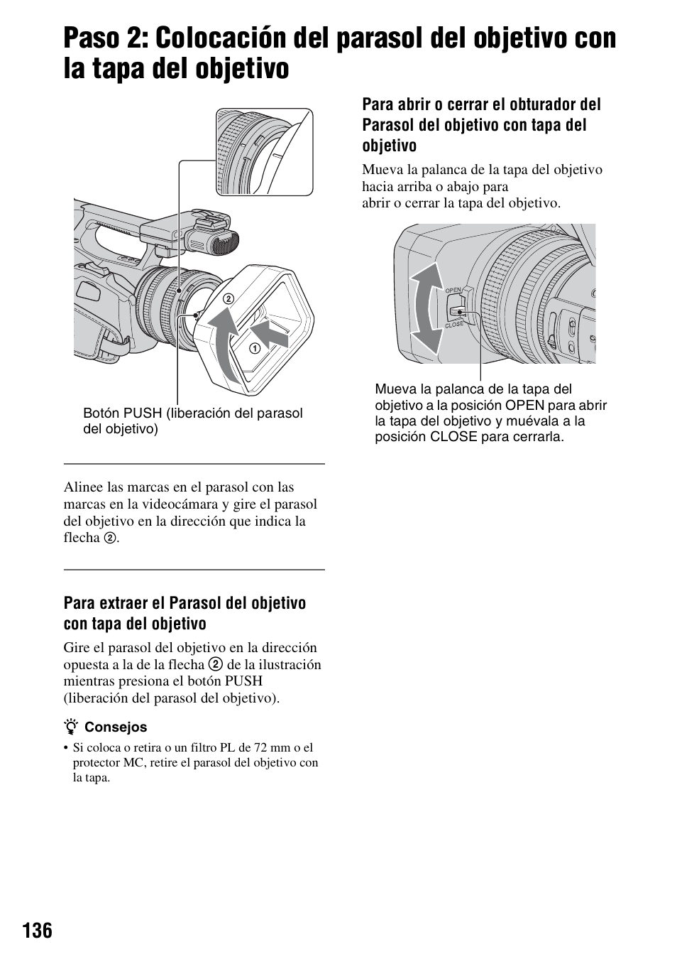 Sony HDR-FX1000 User Manual | Page 136 / 151