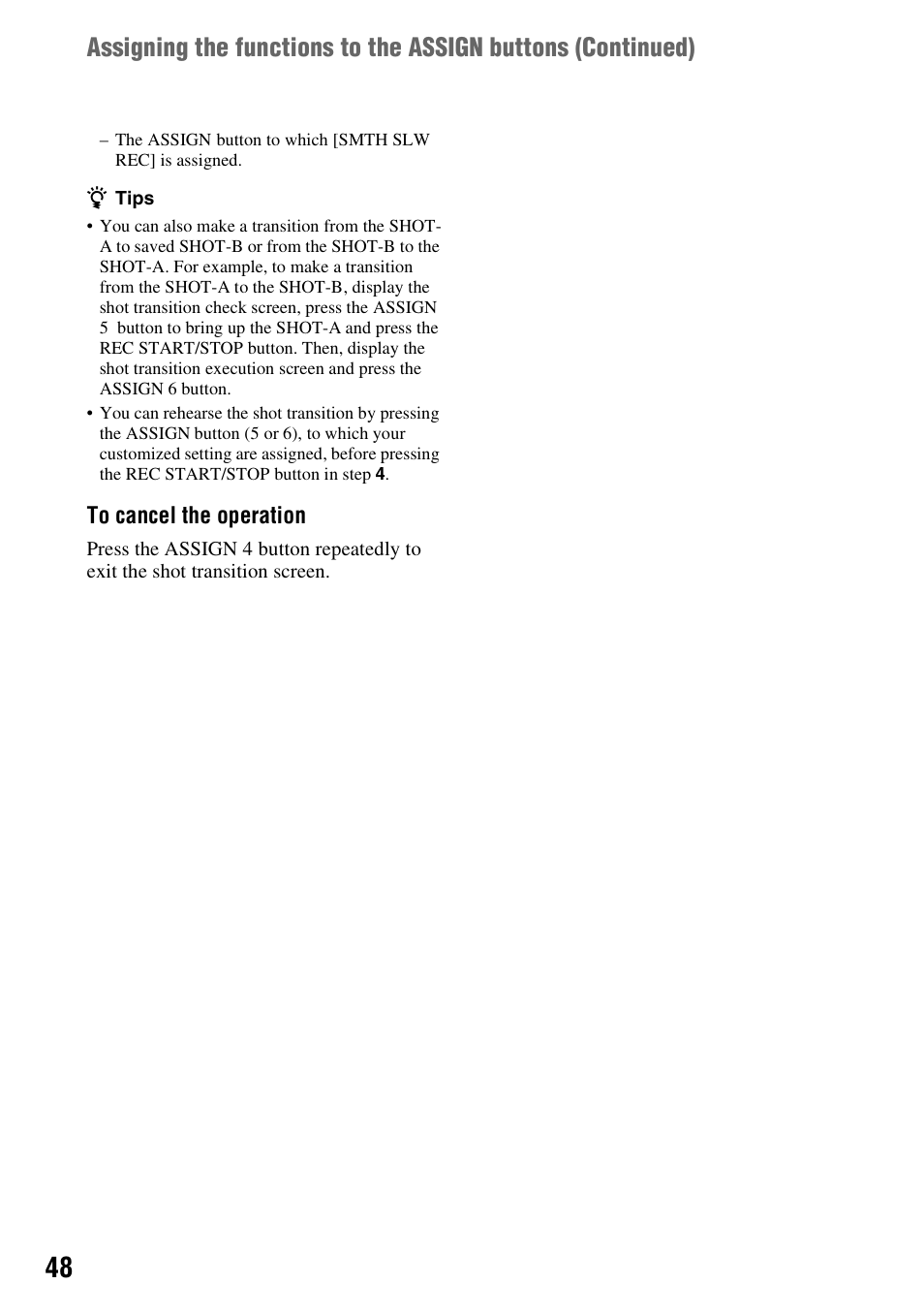 Sony HDR-FX1000 User Manual | Page 48 / 151