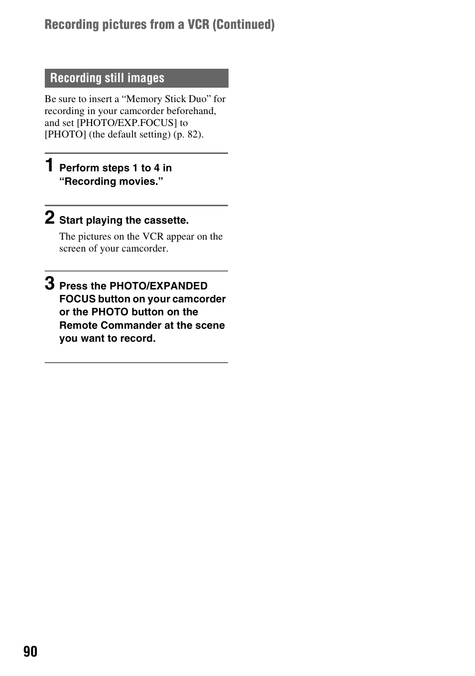 Sony HDR-FX1000 User Manual | Page 90 / 151