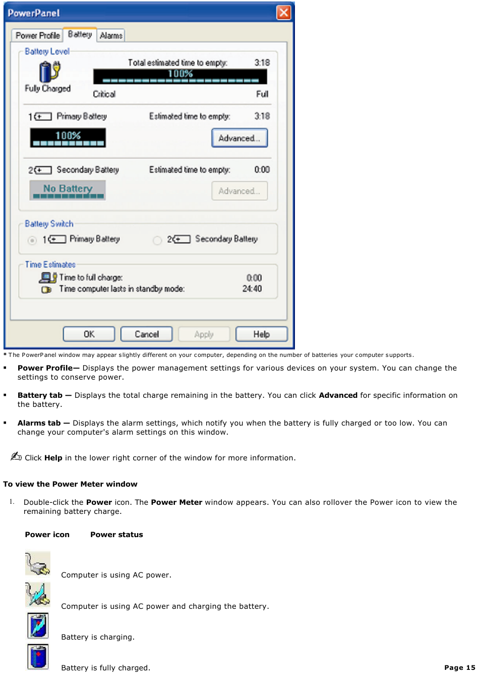 Sony PCG-GRT150 User Manual | Page 15 / 190