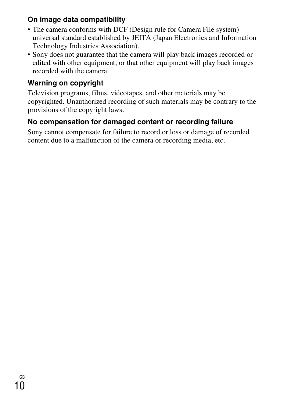 Sony DSC-W310 User Manual | Page 10 / 56