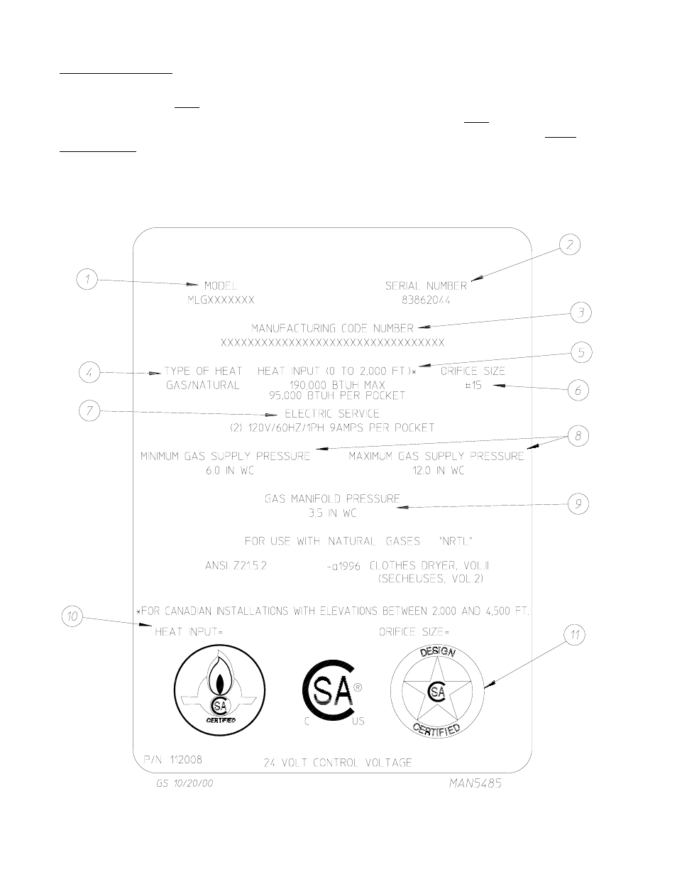 American Dryer Corp. MLG32PD3 User Manual | Page 36 / 39