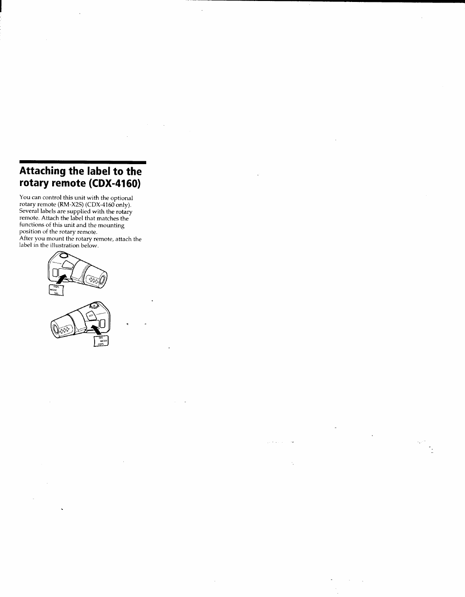 Sony CDX-4160 User Manual | Page 10 / 14