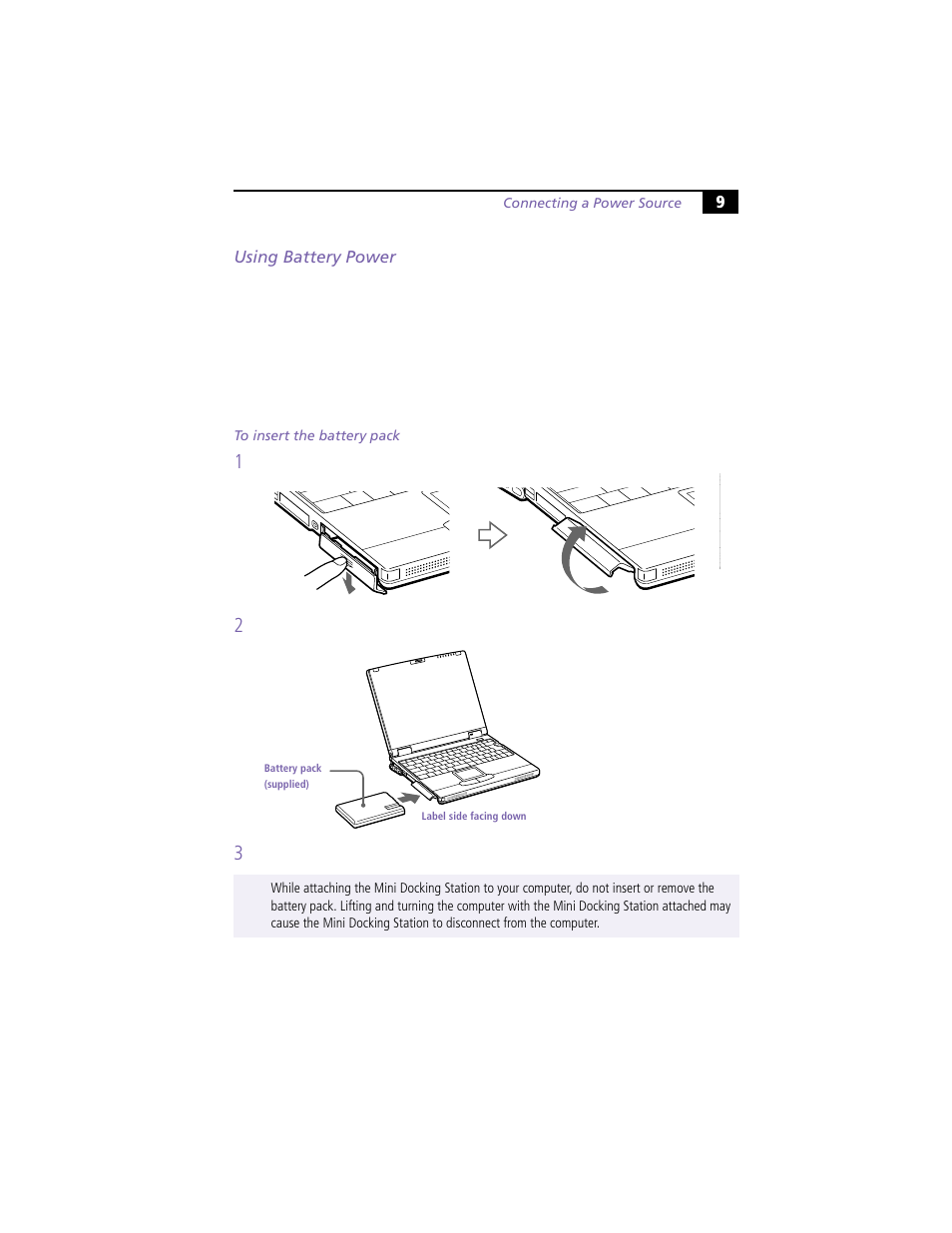 Using battery power | Sony PCG-XG9 User Manual | Page 21 / 119