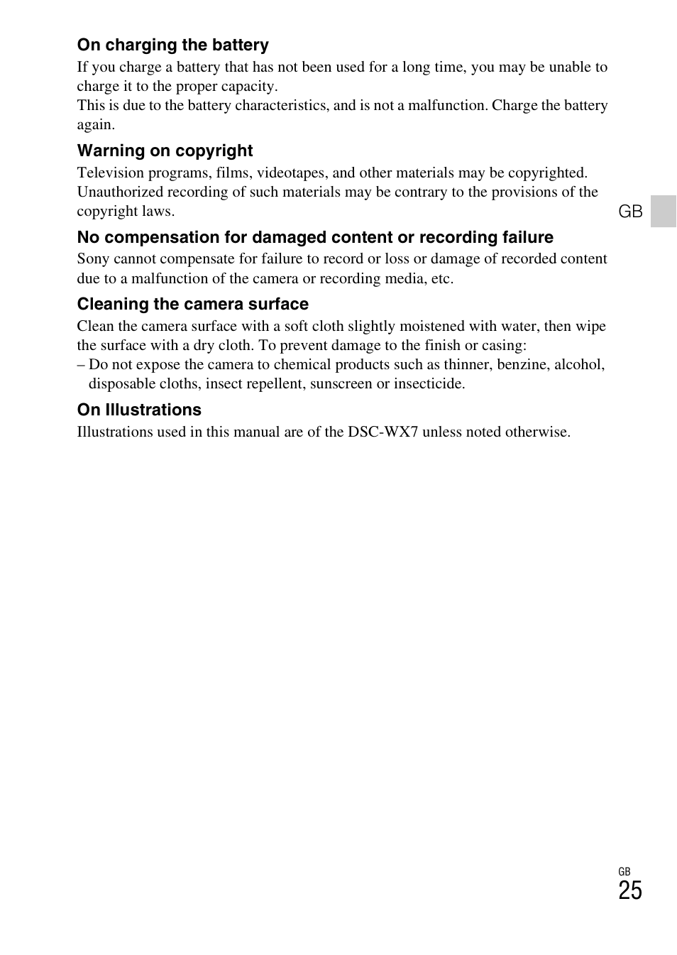Sony DSC-WX9 User Manual | Page 25 / 56
