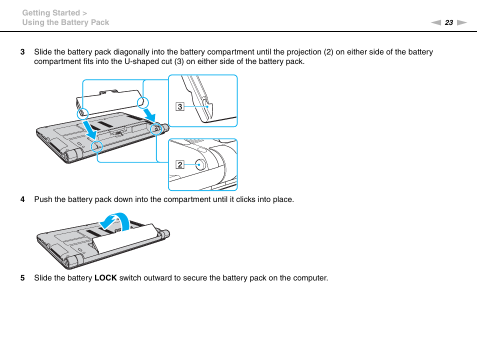 Sony VPCY118GX User Manual | Page 23 / 154