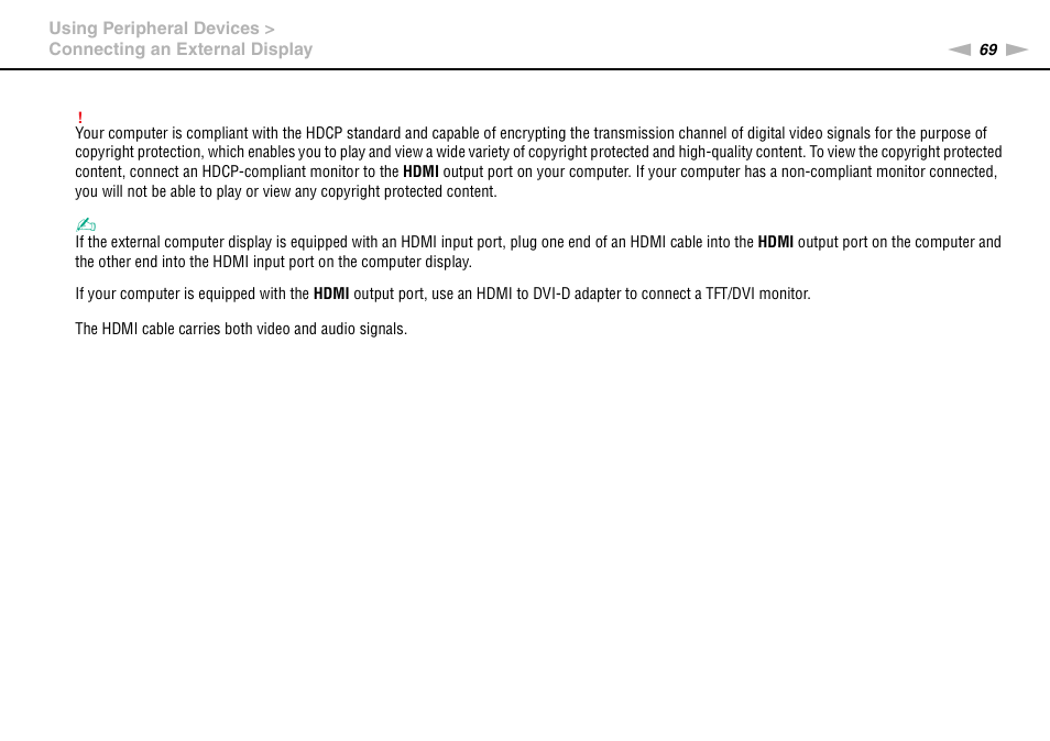 Sony VPCY118GX User Manual | Page 69 / 154