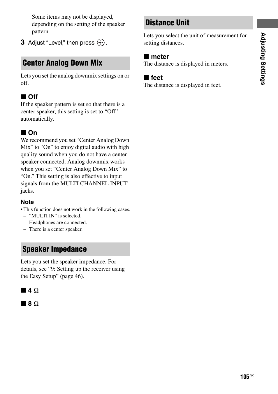 Sony STR-DA5800ES User Manual | Page 105 / 147