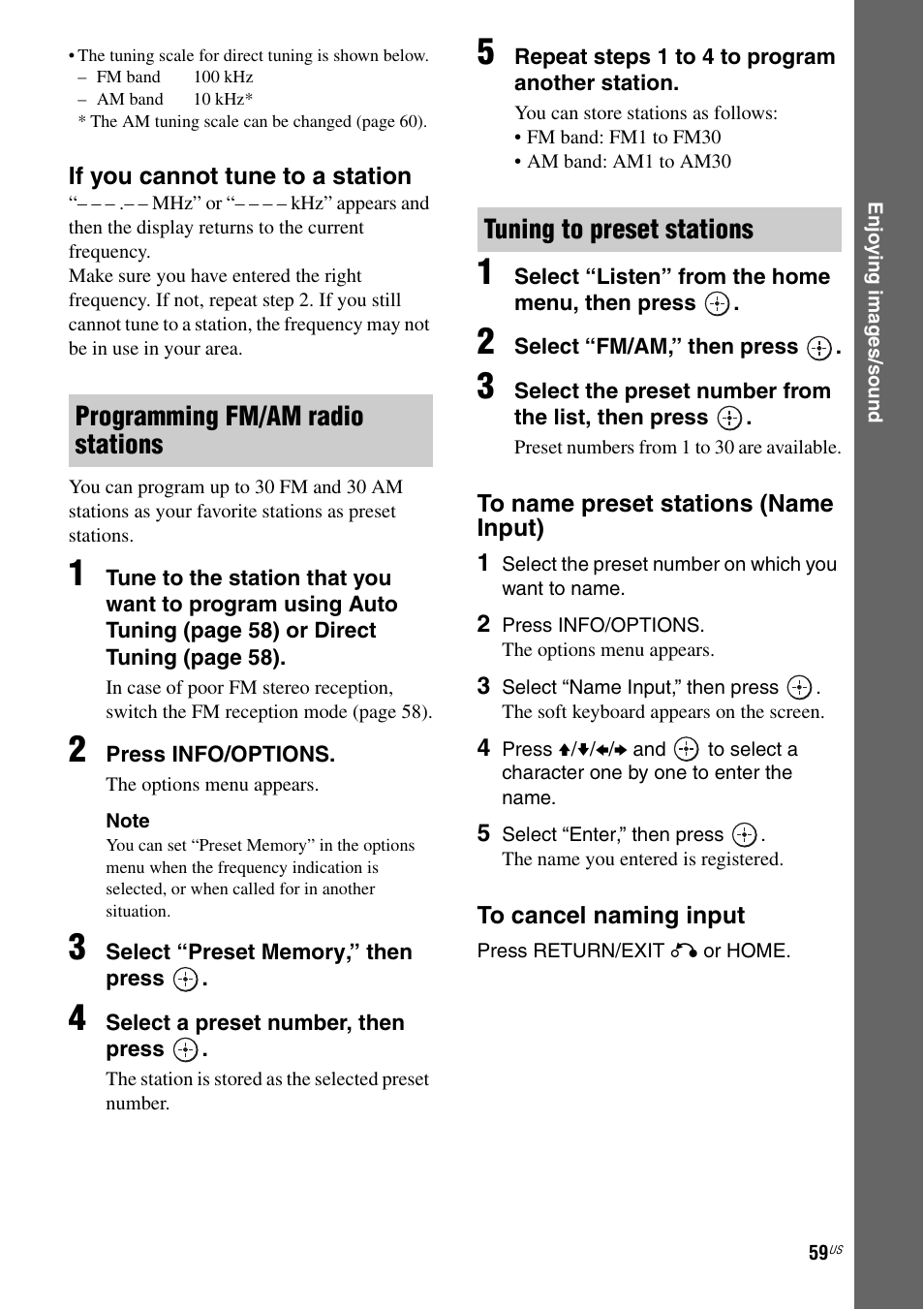 Sony STR-DA5800ES User Manual | Page 59 / 147