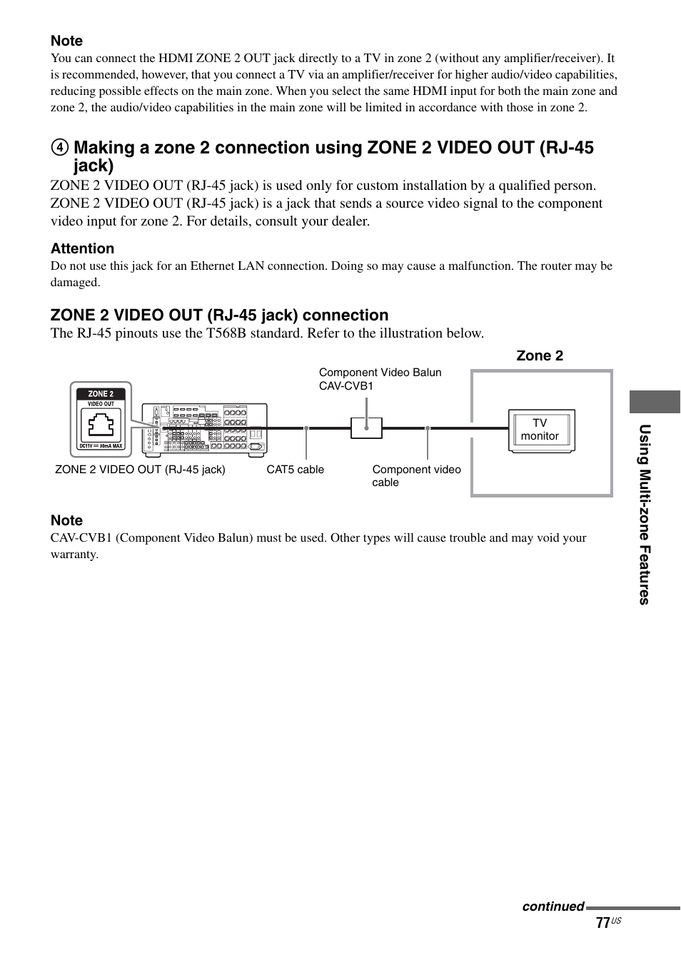 Sony STR-DA5800ES User Manual | Page 77 / 147