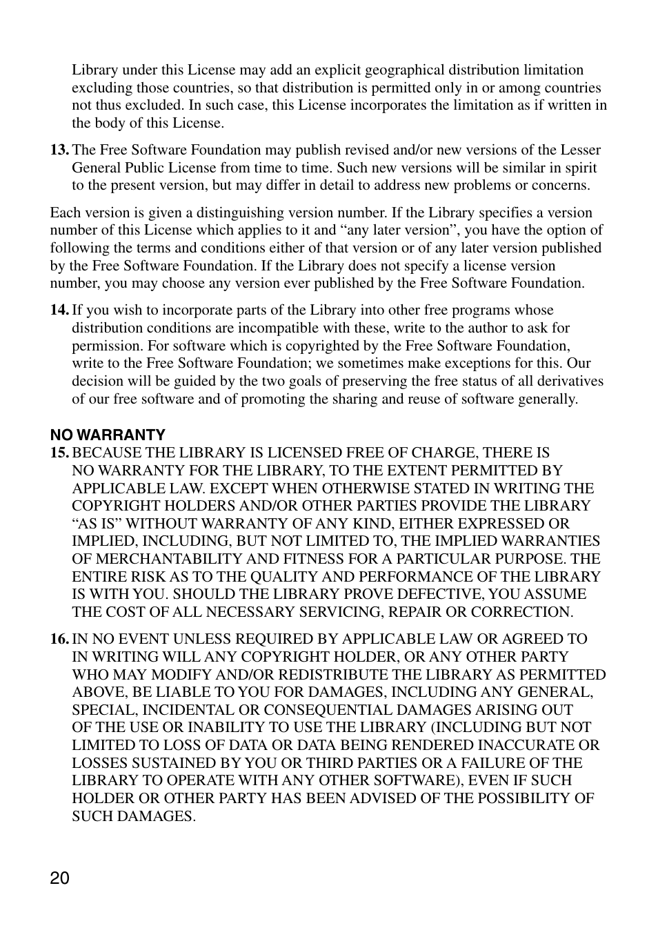 Sony COM-1 User Manual | Page 20 / 24