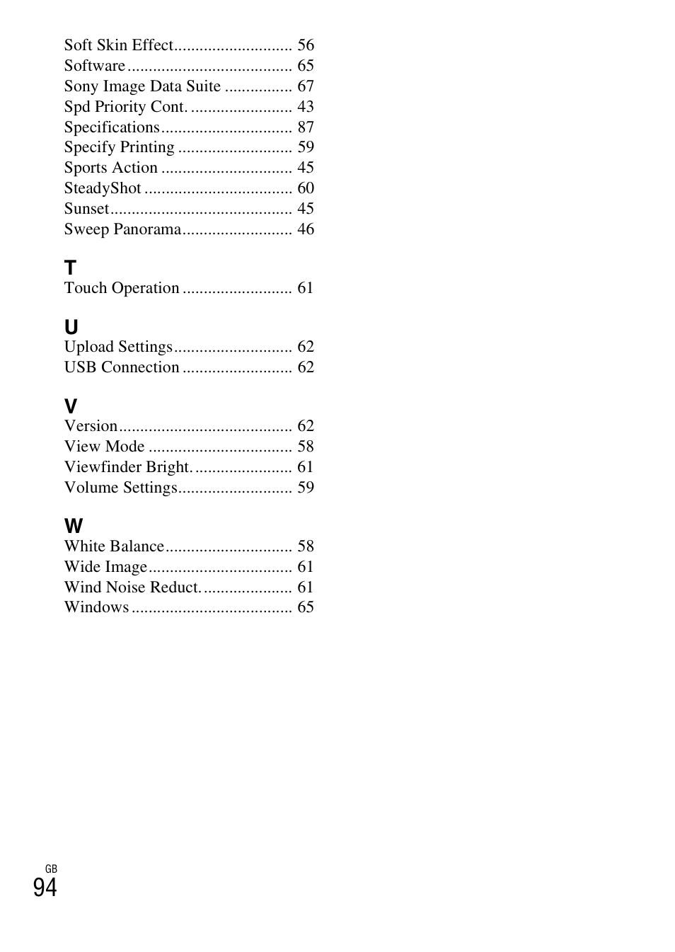 Sony NEX-5NK User Manual | Page 94 / 94