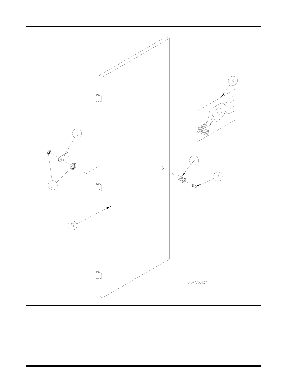 Left control door assembly | American Dryer Corp. ADG-410 User Manual | Page 14 / 75