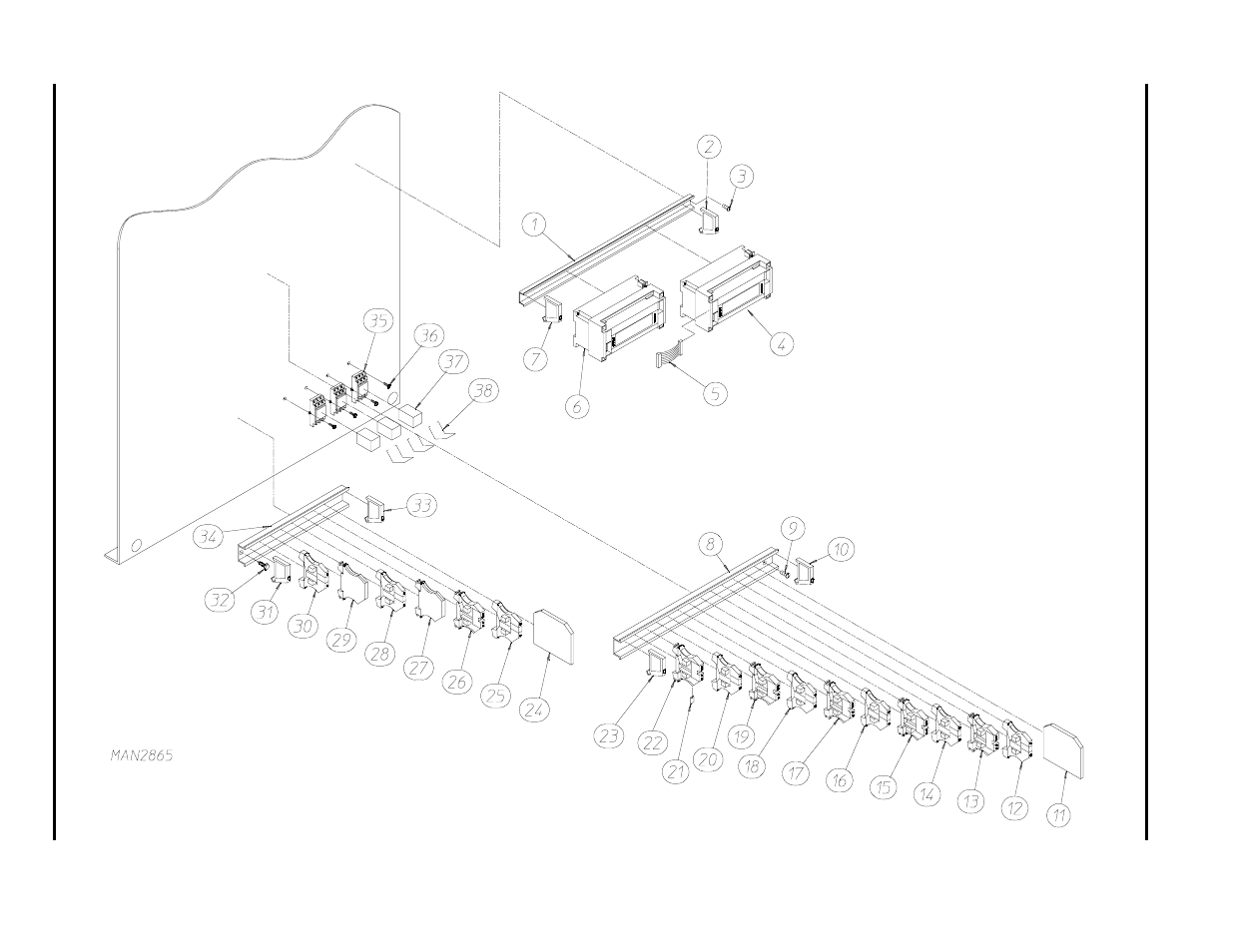 Bottom of right hand electrical panel , 25 | American Dryer Corp. ADG-410 User Manual | Page 26 / 75