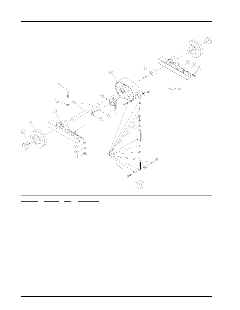 Drive shaft assembly | American Dryer Corp. ADG-410 User Manual | Page 32 / 75