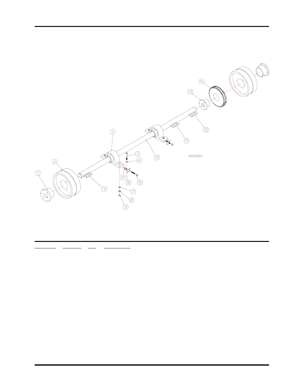 Drive shaft assembly | American Dryer Corp. ADG-410 User Manual | Page 33 / 75