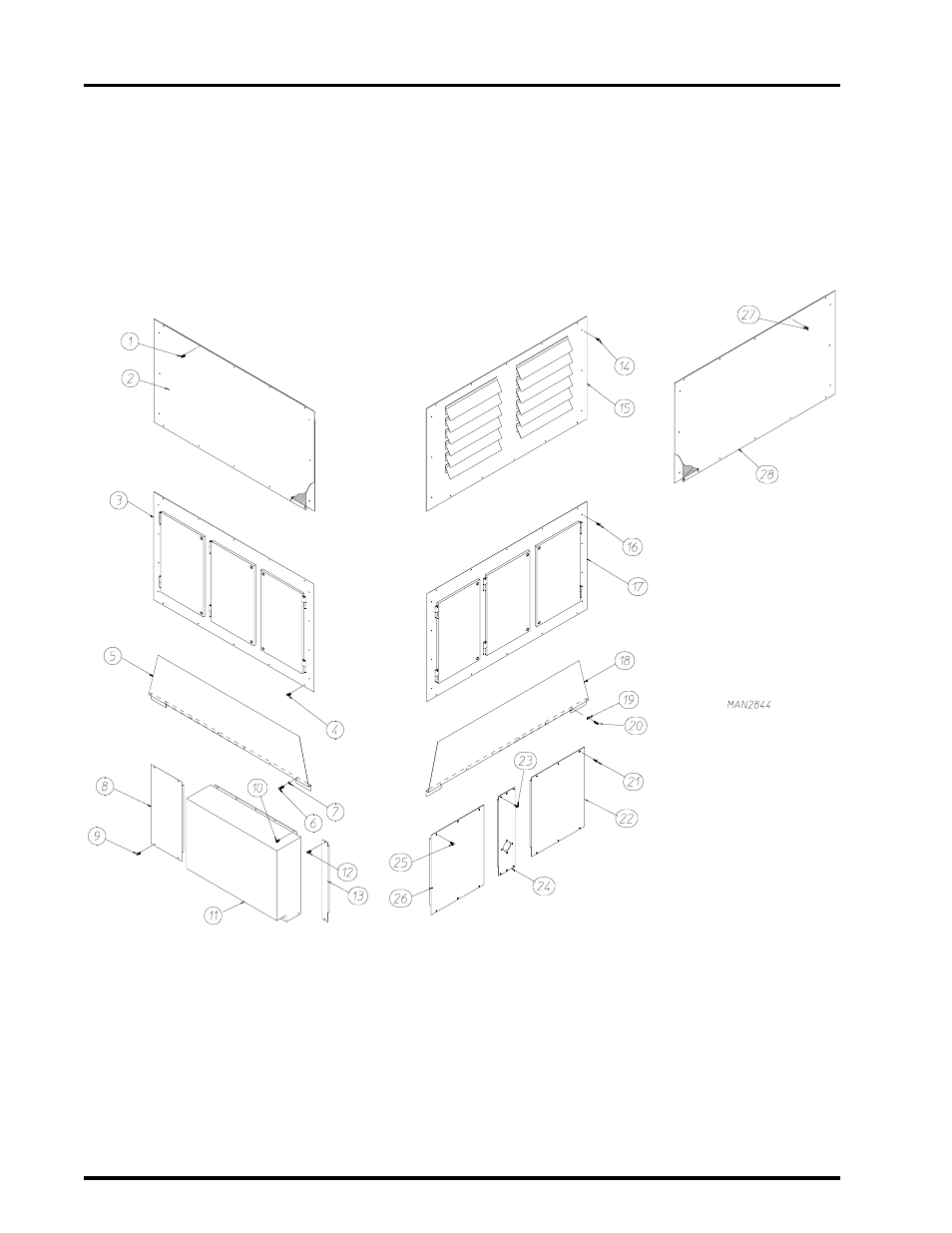 Side panel assemblies , 69 | American Dryer Corp. ADG-410 User Manual | Page 70 / 75