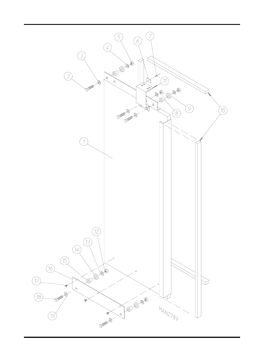 Left automatic load door assembly , 7 | American Dryer Corp. ADG-410 User Manual | Page 8 / 75