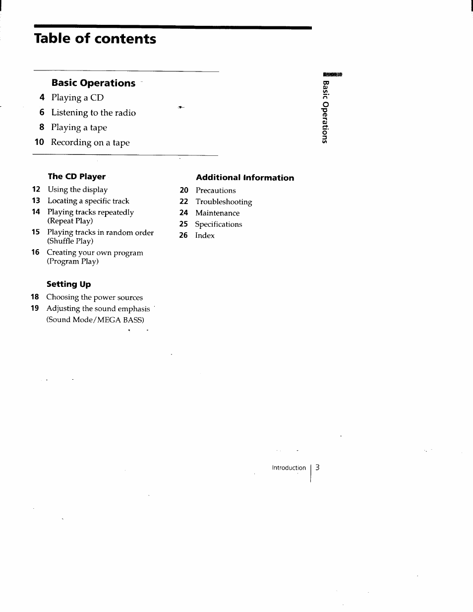 Sony CFD-V35 User Manual | Page 3 / 26