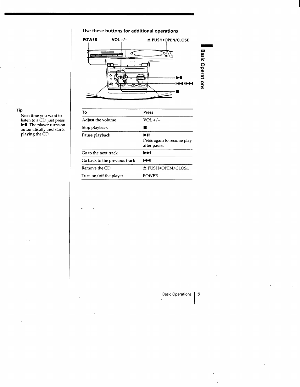 Sony CFD-V35 User Manual | Page 5 / 26