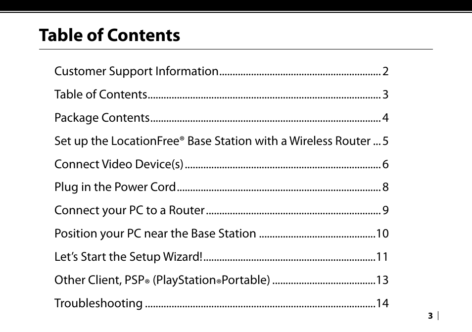 Sony LF-V30 User Manual | Page 3 / 16