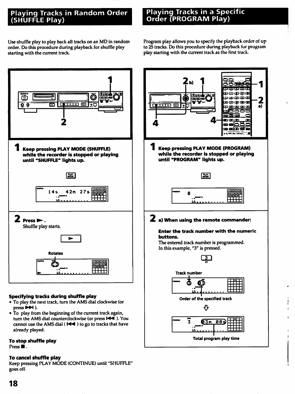 Sony MDS-501 User Manual | Page 18 / 51