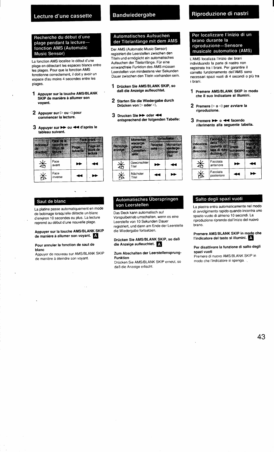 Sony MHC-3500 User Manual | Page 43 / 99