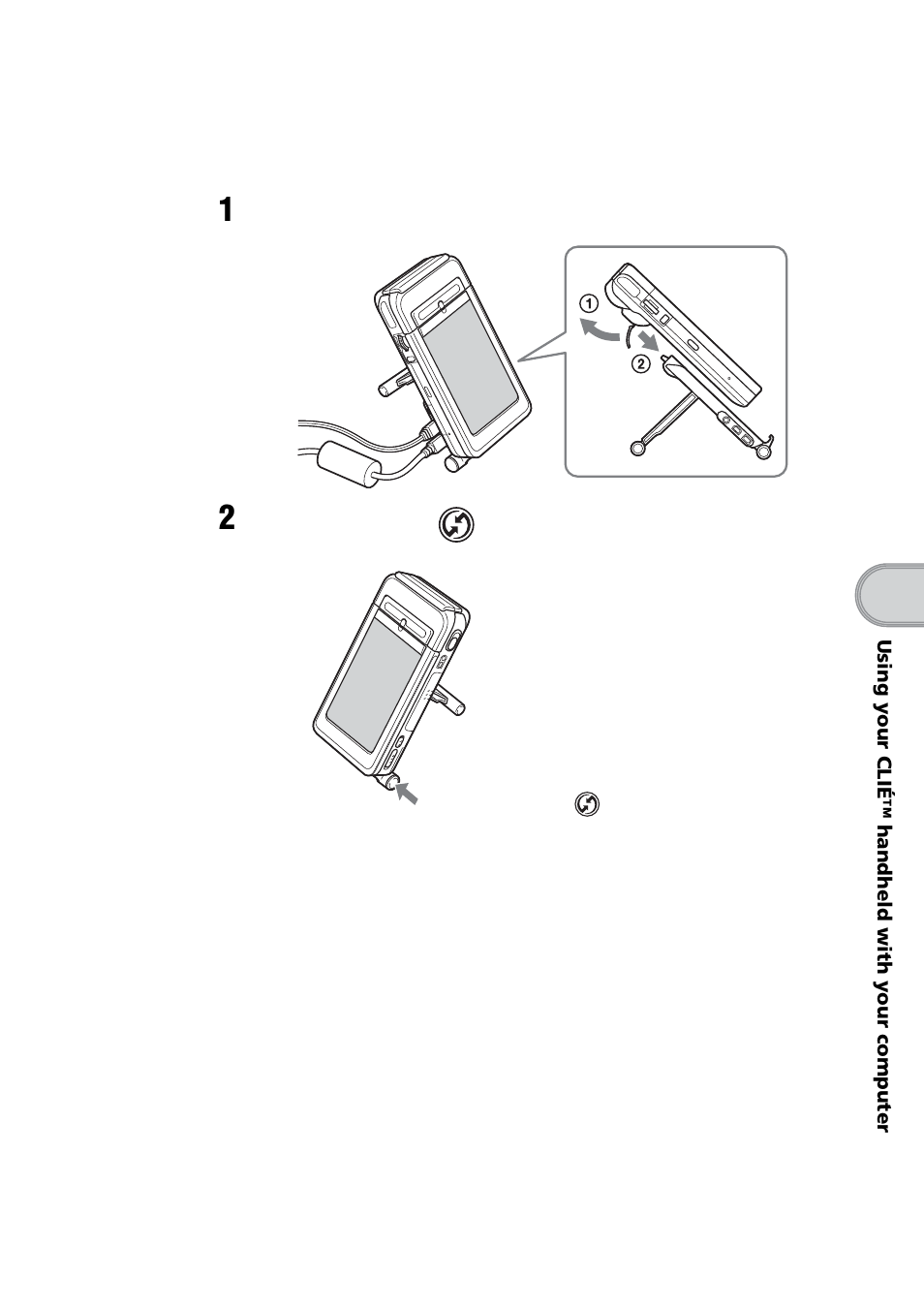 Step 3: enter a user name for your clié handheld, Step 3: enter a user name for your clié, Handheld | Sony PEG-NZ90 User Manual | Page 69 / 116