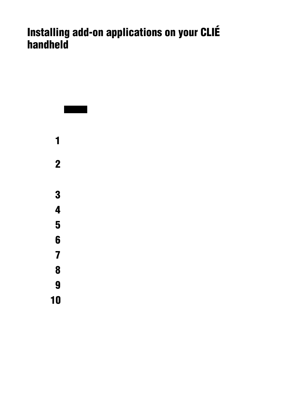 Installing add-on applications on your, Clié handheld | Sony PEG-NZ90 User Manual | Page 88 / 116